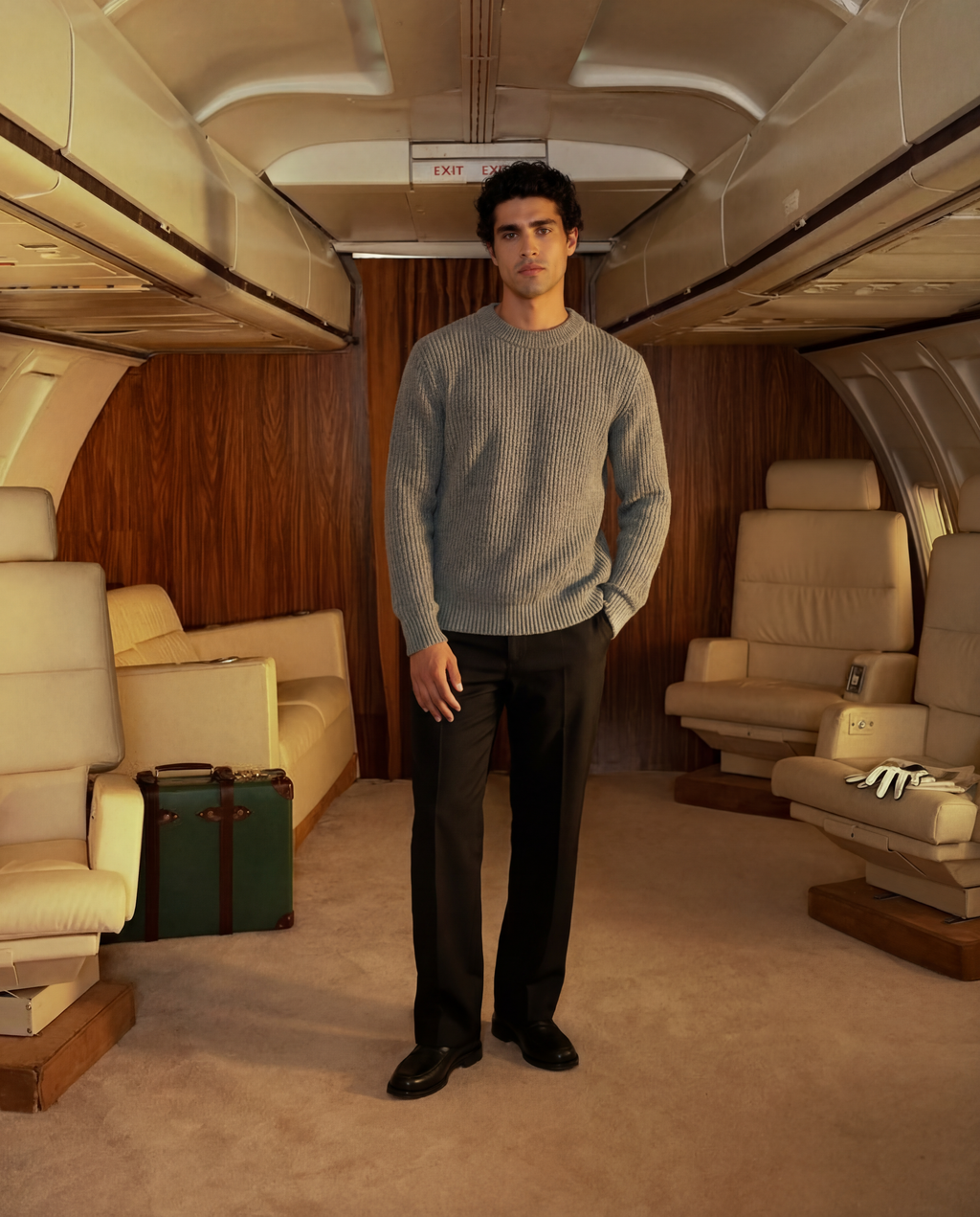 Unisex crewneck-Dark Grey