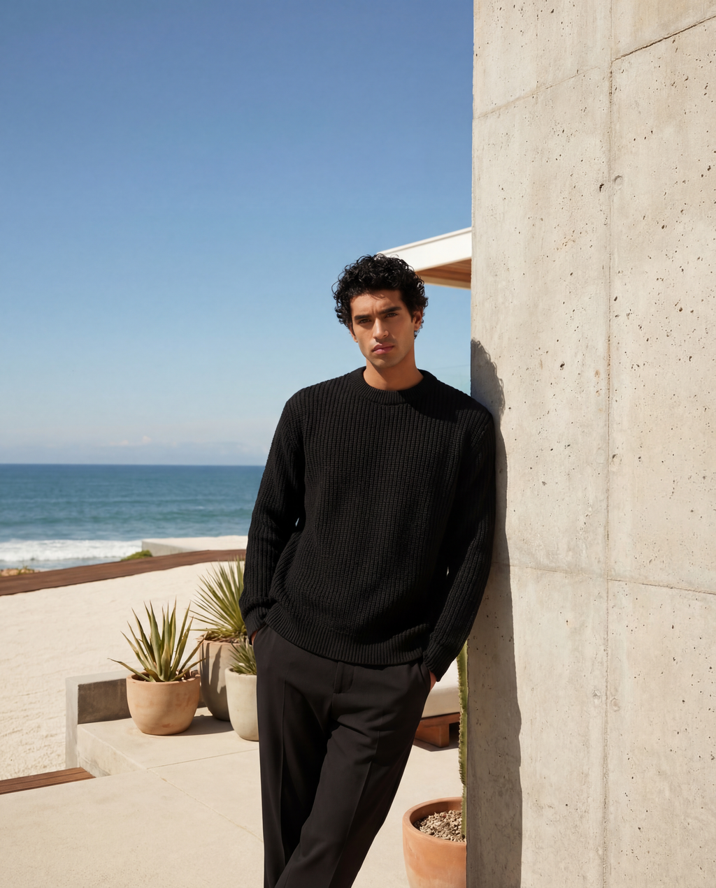 Unisex crewneck-Black